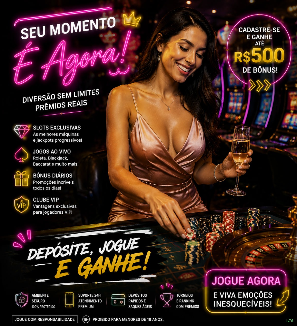 Promoções e bônus exclusivos da h79